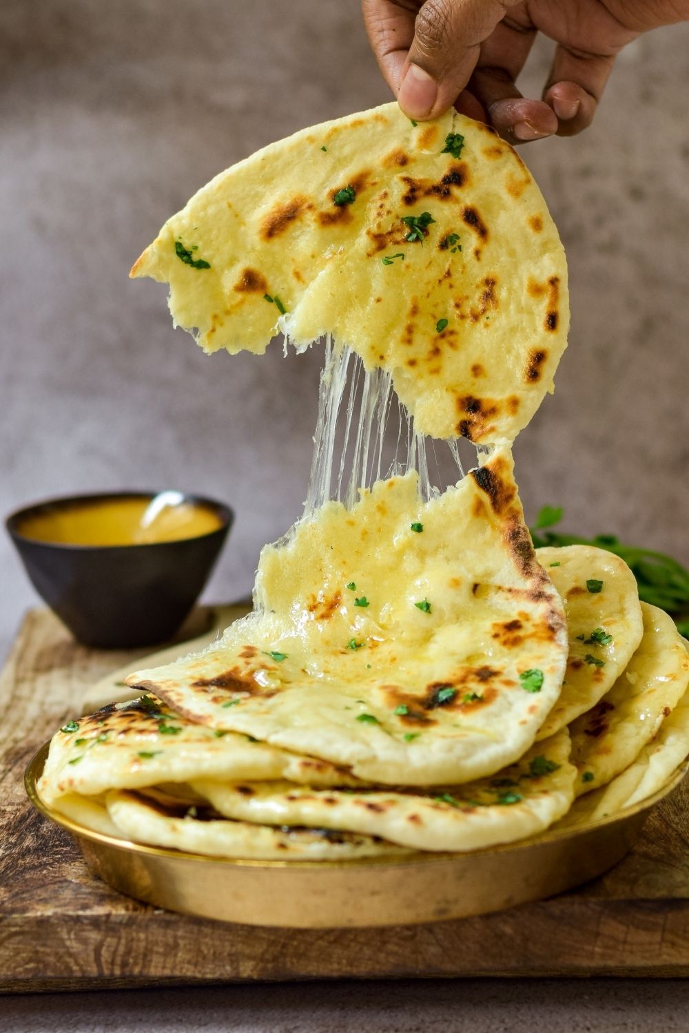 Cheese & Garlic Naan