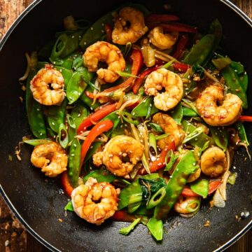 Wok Tossed Pepper Prawns