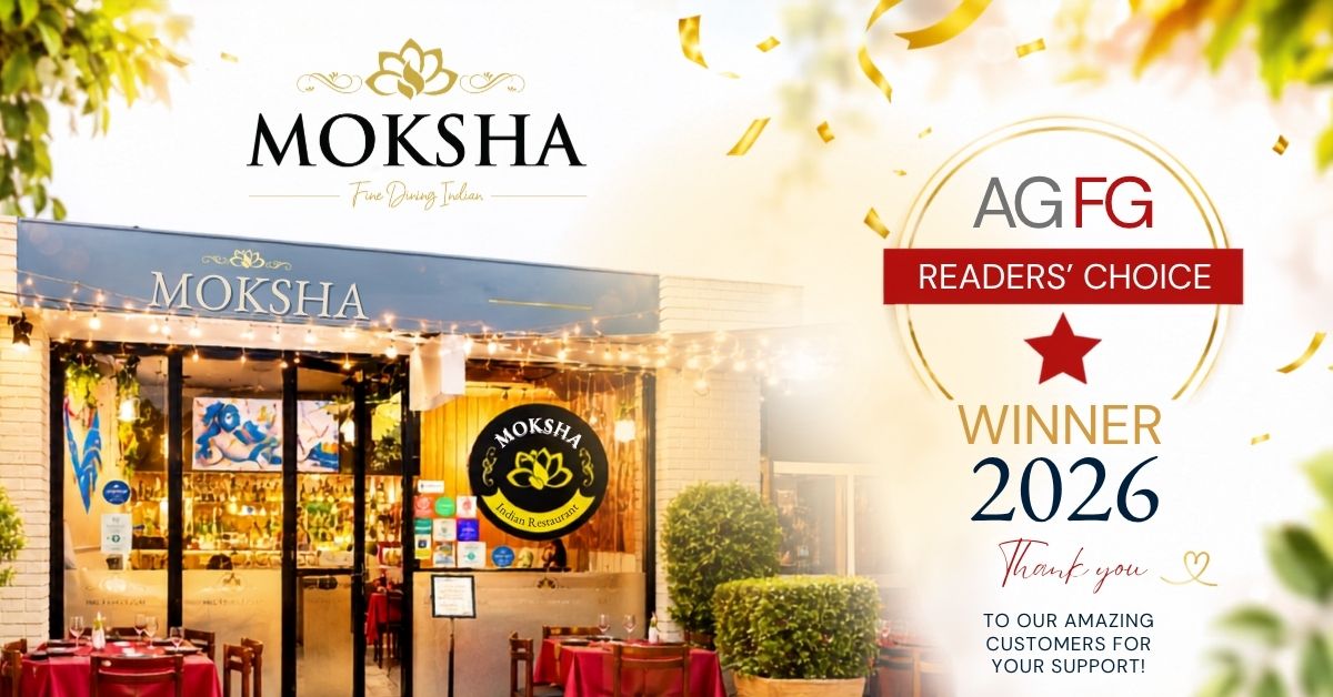 Moksha Indian restaurant Labrador AGFG 2026 Readers' Choice Award
